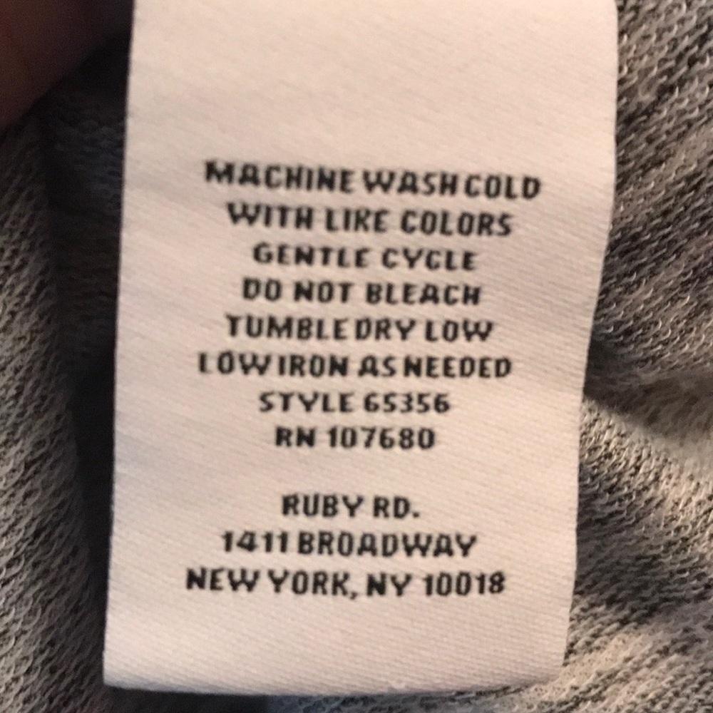 Ruby Rd Cold Shoulder Top - Picture 3 of 3